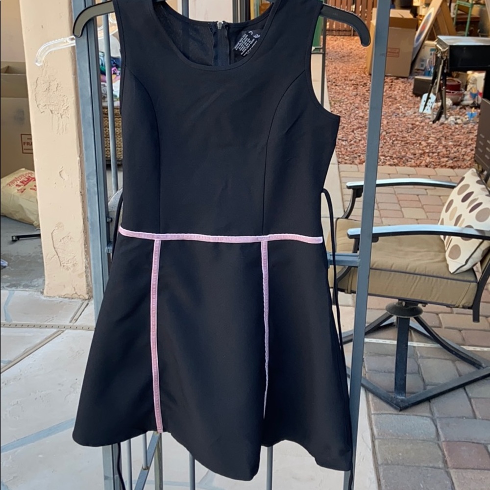Girls black/pink dress